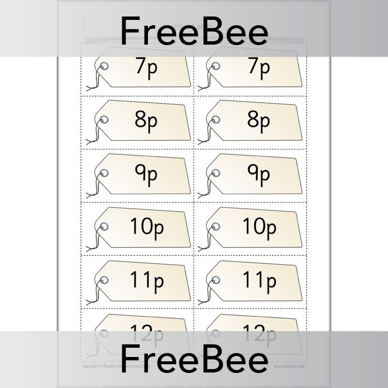 PlanBee Price Labels | Free KS1 Maths printable resource