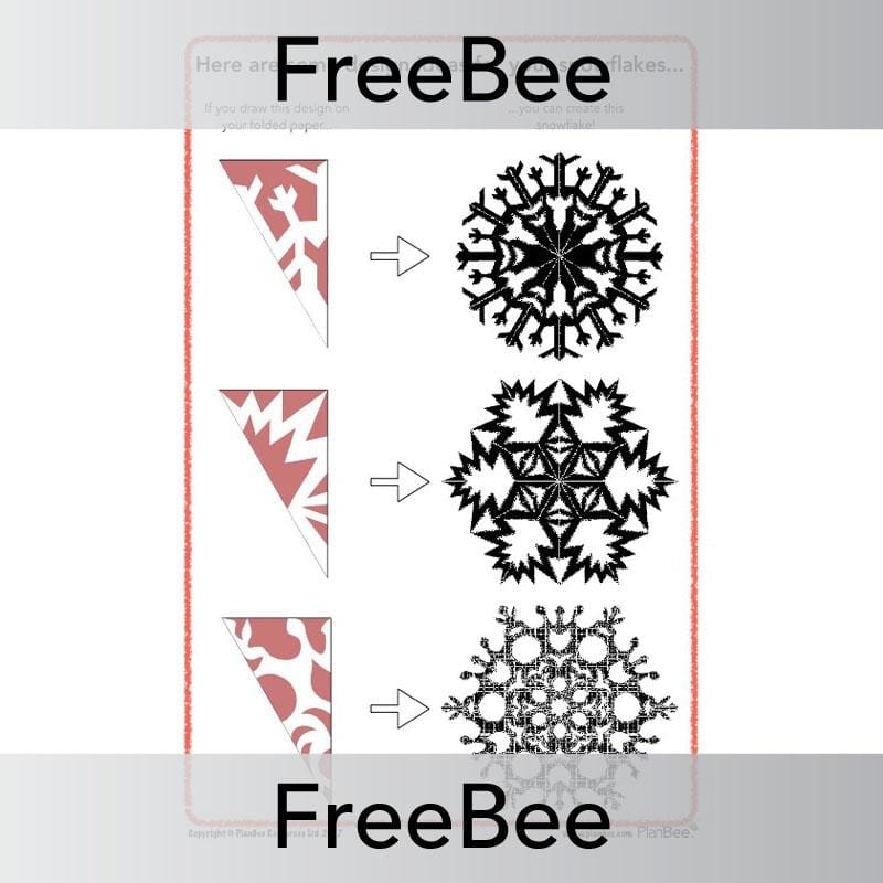 PlanBee Snowflake Templates | Free Teaching Resources | PlanBee