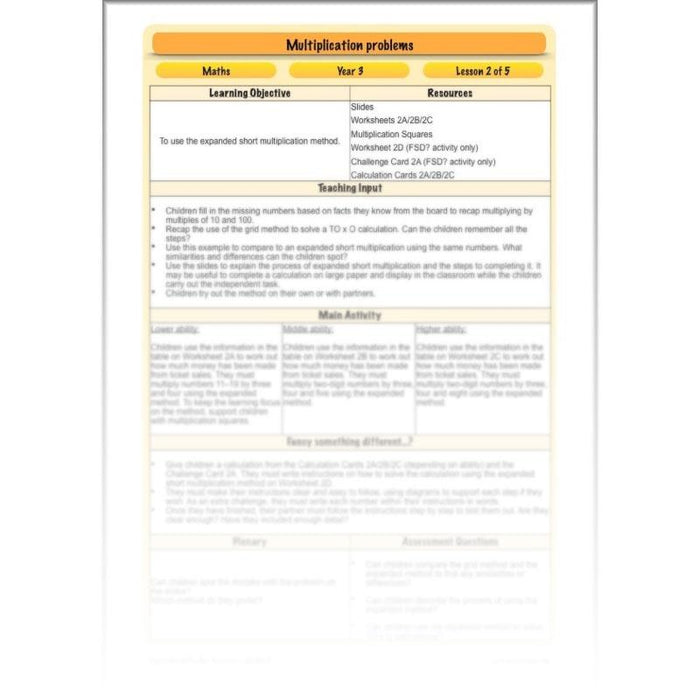 Multiplication Problem Solving Year 3 Maths Pack By PlanBee multiplication-problem-solving-year-3-maths-pack-by-planbee