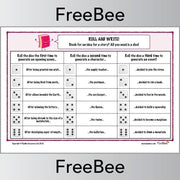 Free Roll a Story Book Idea Generator by PlanBee