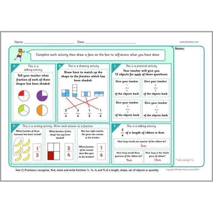 PlanBee KS1 Maths Assessment Sheets | Maths Resources from PlanBee