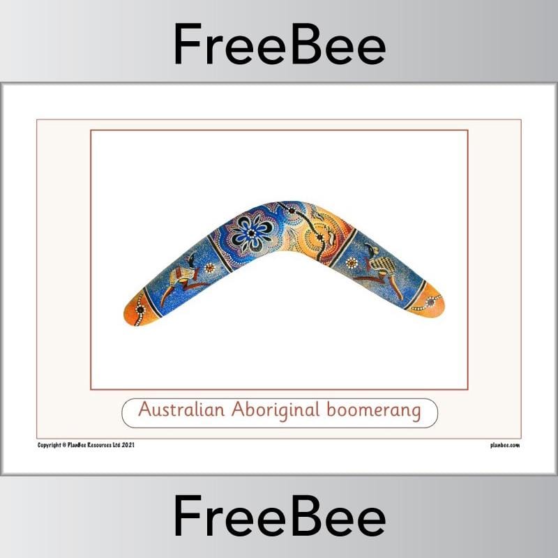 Free Australian Aboriginal Art Picture Cards by PlanBee