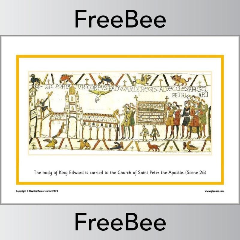 PlanBee Bayeux Tapestry KS1 Picture Cards by PlanBee