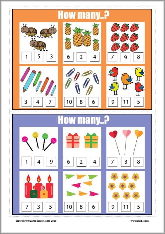 PlanBee KS1 Maths Home Learning Activites for Year 1 & Year 2