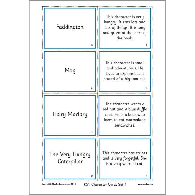 PlanBee KS1 English Home Learning Activities for Year 1 & Year 2