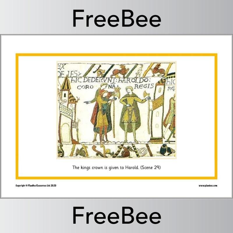 PlanBee Bayeux Tapestry KS1 Picture Cards by PlanBee