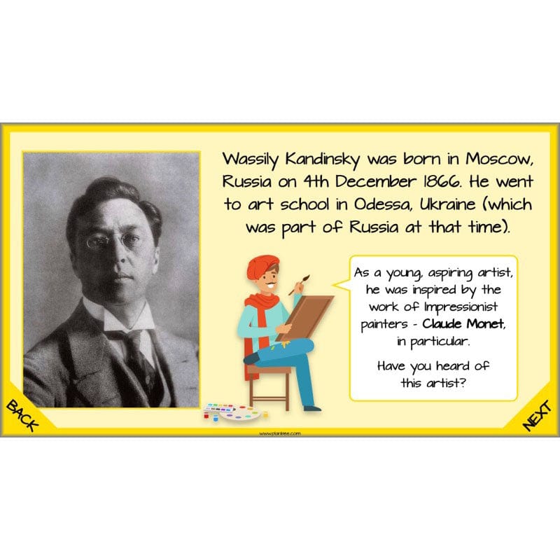 PlanBee Free Wassily Kandinsky for kids art lessons | PlanBee