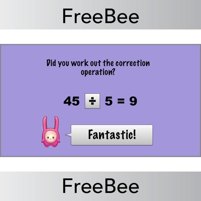 Free Missing Operation Puzzle by PlanBee