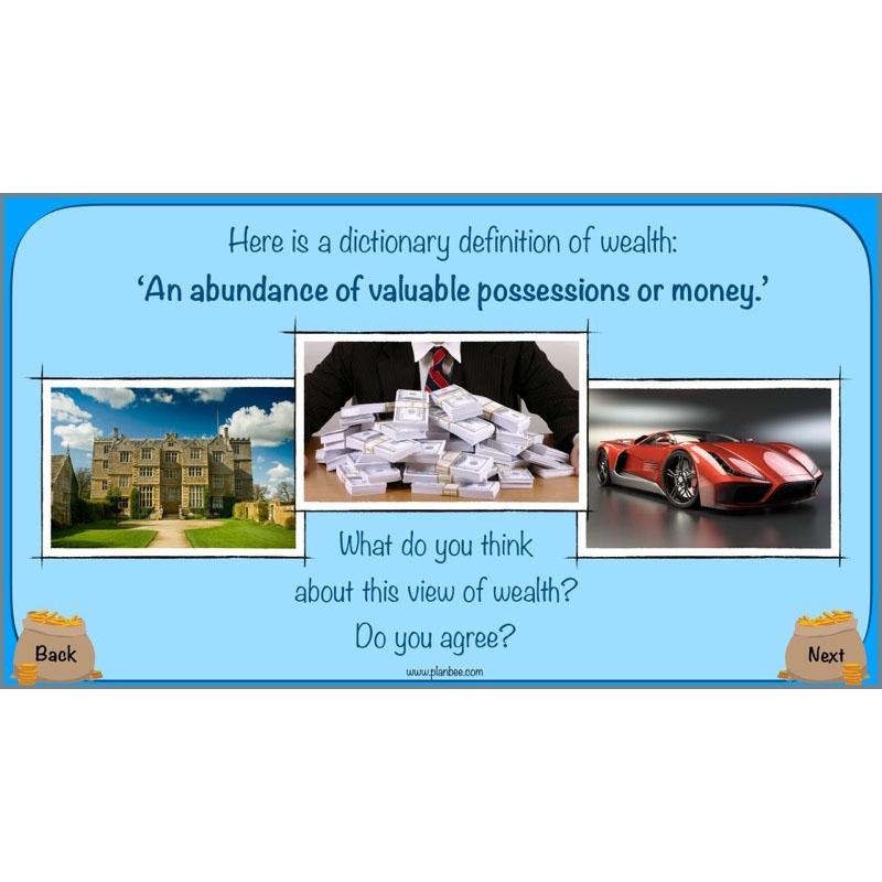 PlanBee What is Wealth? KS2 ESR lessons by PlanBee