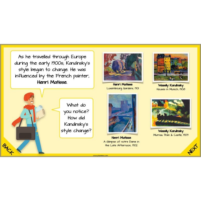 PlanBee Free Wassily Kandinsky for kids art lessons | PlanBee