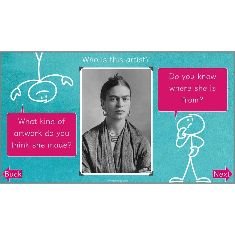 PlanBee KS2 Frida Kahlo for Kids Art Lesson Pack by PlanBee