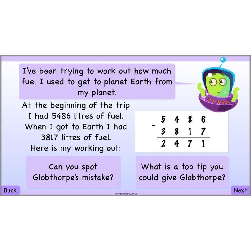 PlanBee Subtraction Methods - KS2 - Year 5 Maths - Addition and Subtraction