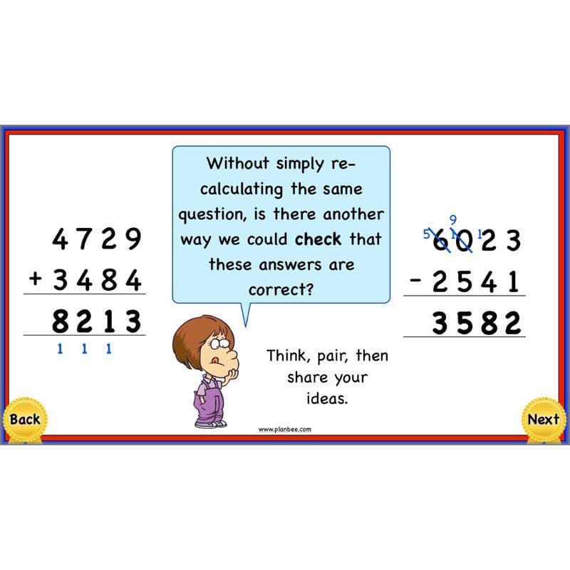 PlanBee Using Addition & Subtraction 2 - Complete Y4 Maths Lessons & Resources