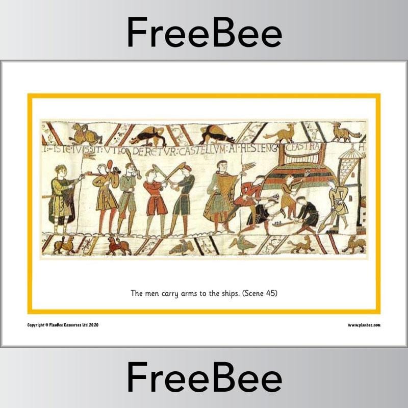 PlanBee Bayeux Tapestry KS1 Picture Cards by PlanBee
