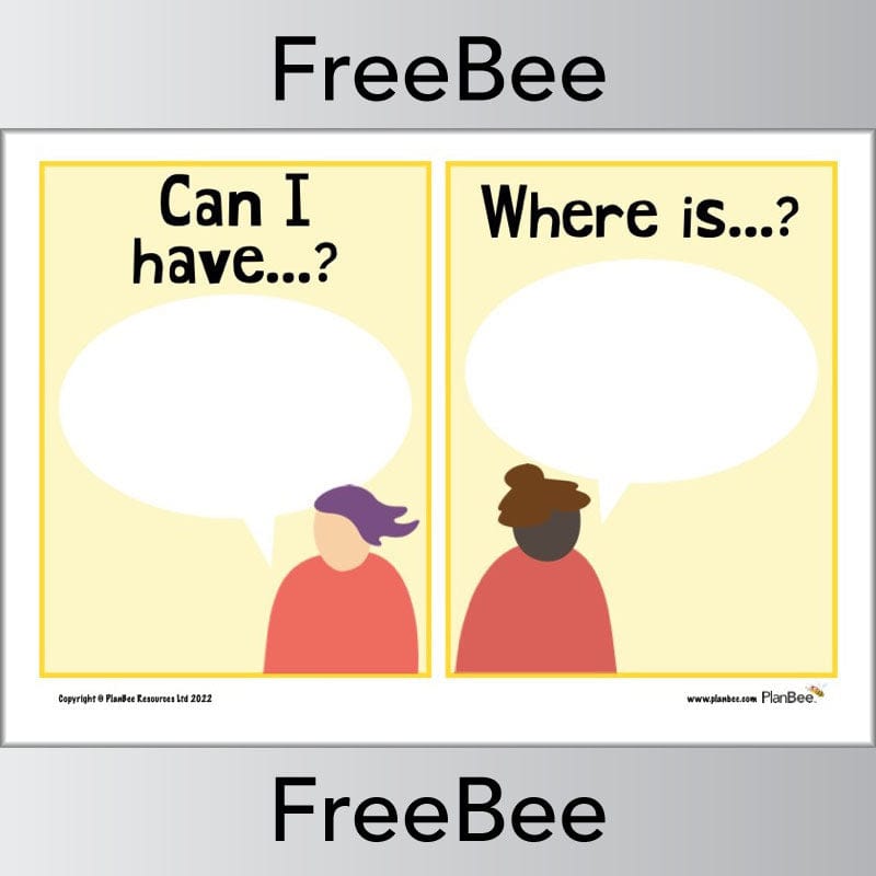 PlanBee Free Language Posters - Common Phrases