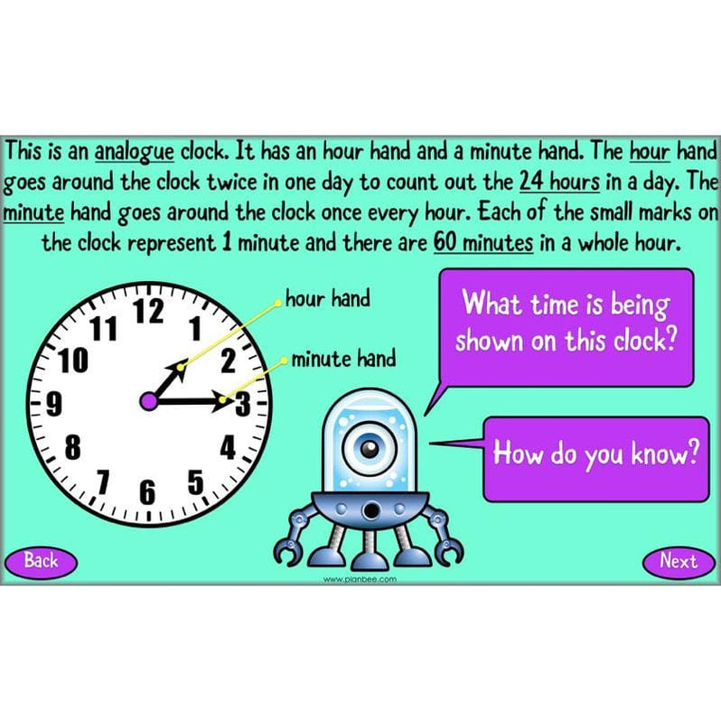 Clock Watching Time Year 3 Maths Lesson Activity Pack — PlanBee