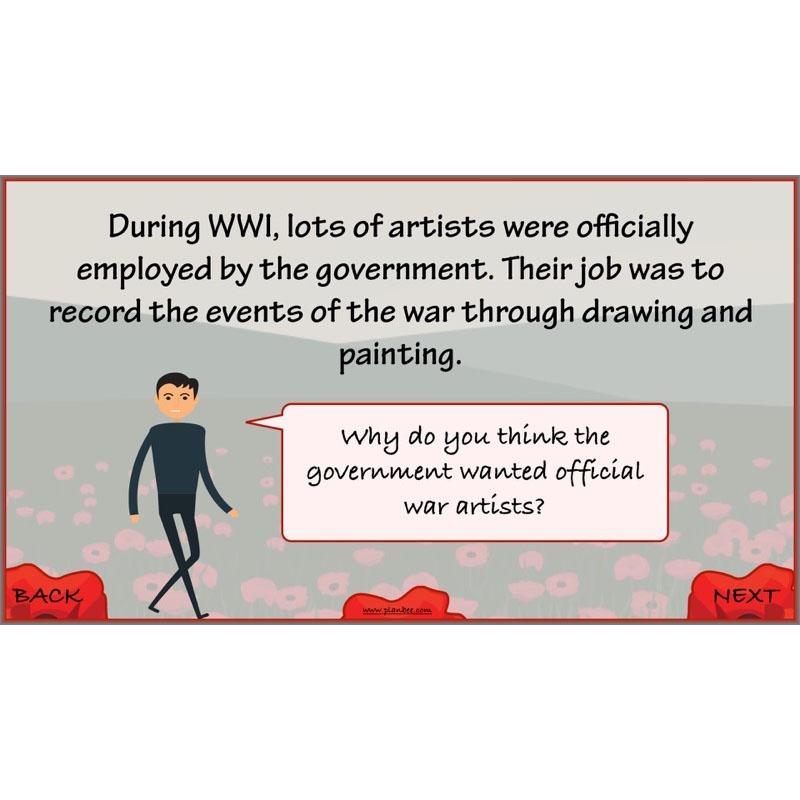 PlanBee WW1 Art Ideas KS2 In Flanders Fields Art Lessons by PlanBee