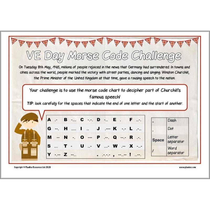 PlanBee VE Day Printables FreeBee Activity Pack by PlanBee