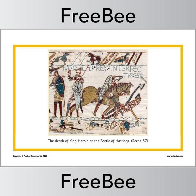Free Bayeux Tapestry KS1 and KS2 Picture Cards by PlanBee