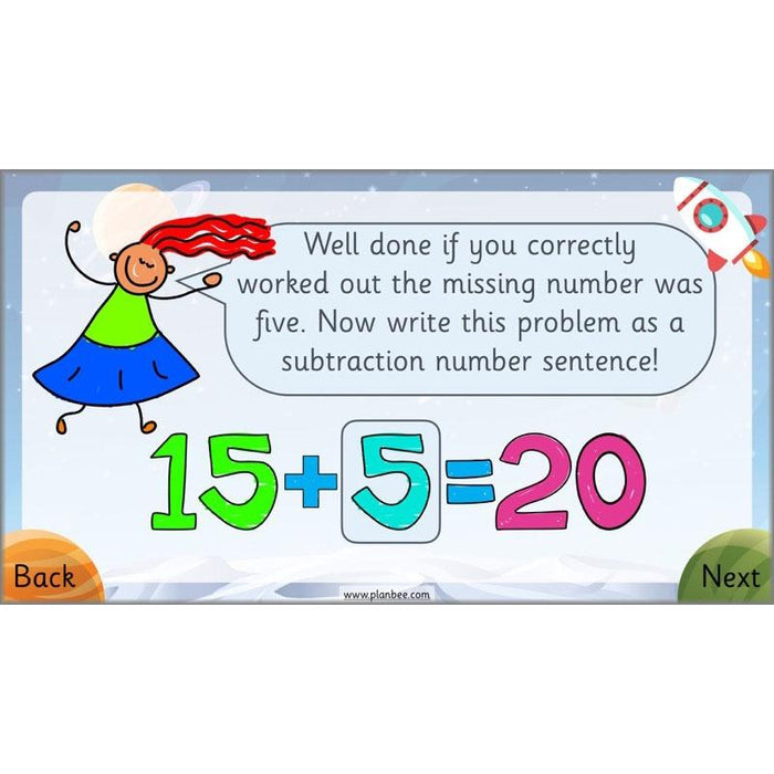PlanBee Can We Link Addition and Subtraction? KS1 Maths Planning Year 2