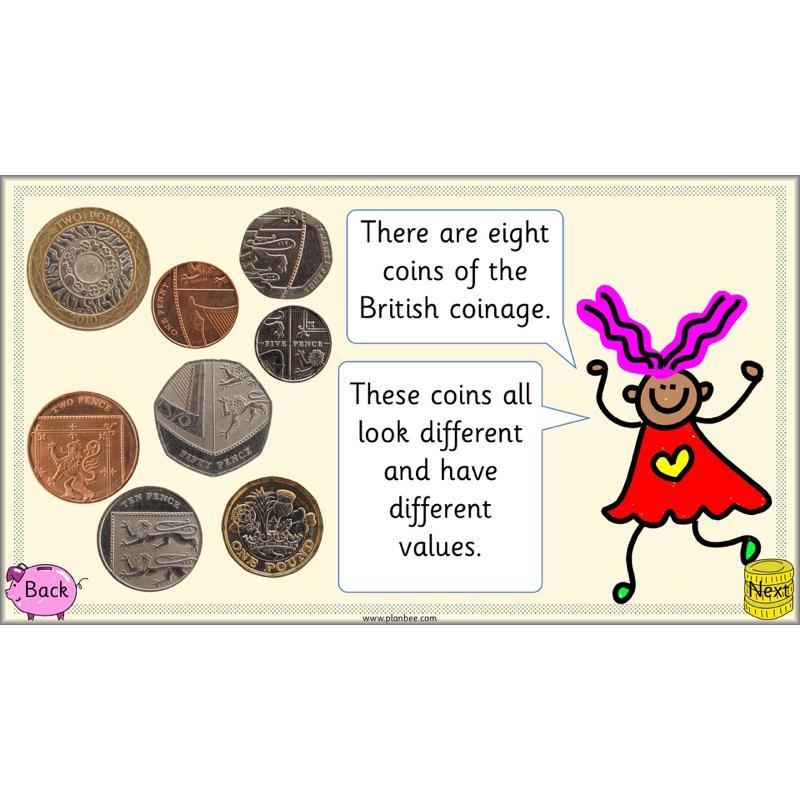 PlanBee Can you recognise coins? Year 1 money planning and activities