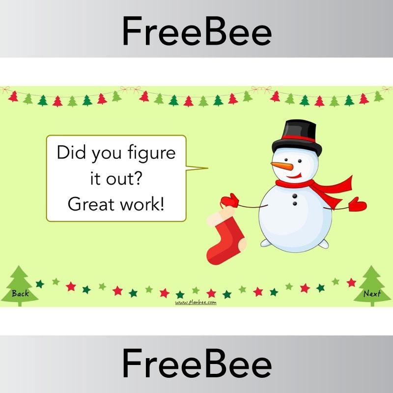 PlanBee Christmas Brain Teasers | A PlanBee Free Resource