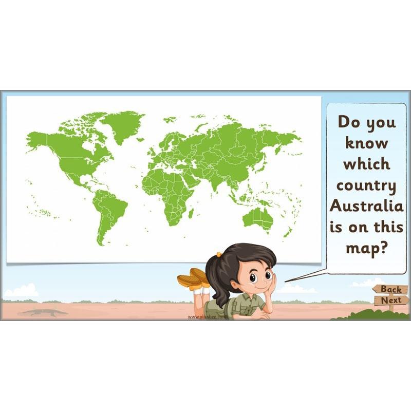 PlanBee Let's visit Australia - KS1 Geography lessons: Year 1 & Year 2