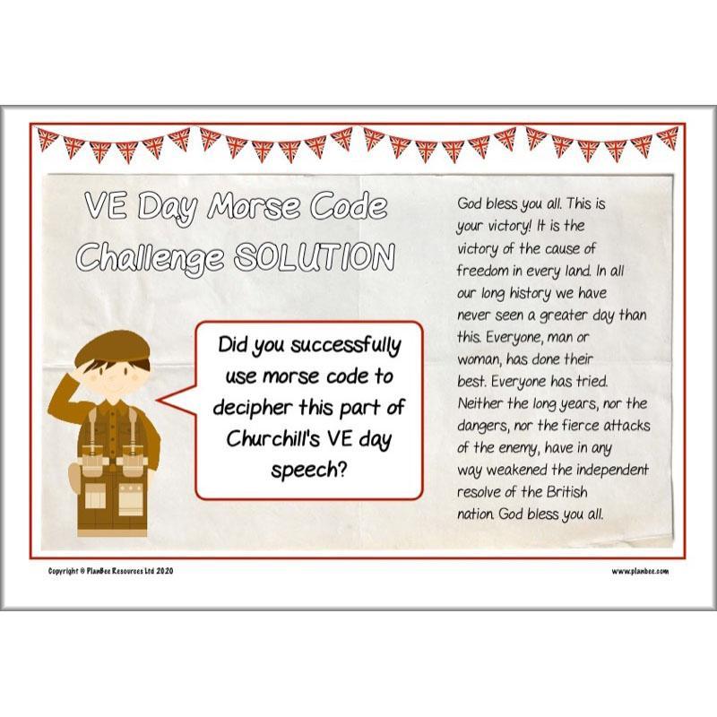 PlanBee VE Day Printables FreeBee Activity Pack by PlanBee