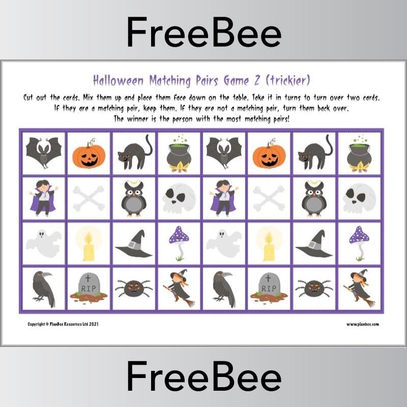 PlanBee Printable Halloween Activities for Kids by PlanBee