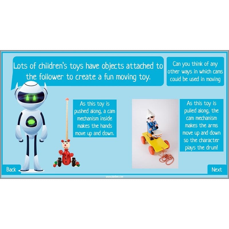 PlanBee Moving Toys KS2 DT Lessons for Year 5 | Cam Mechanisms