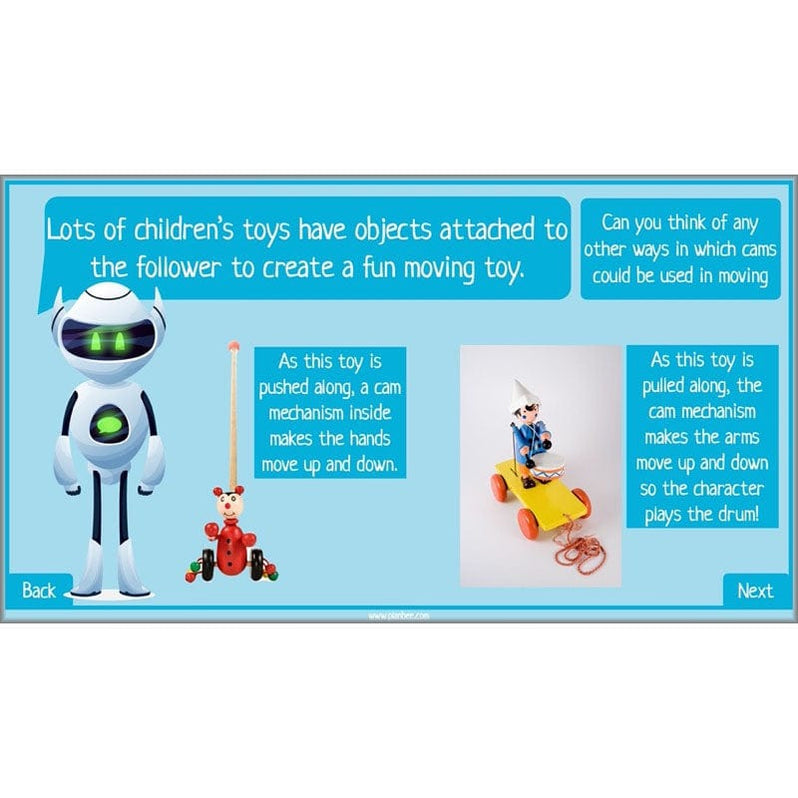 Moving Toys KS2 DT Lessons for Year 5 Cam Mechanisms — PlanBee