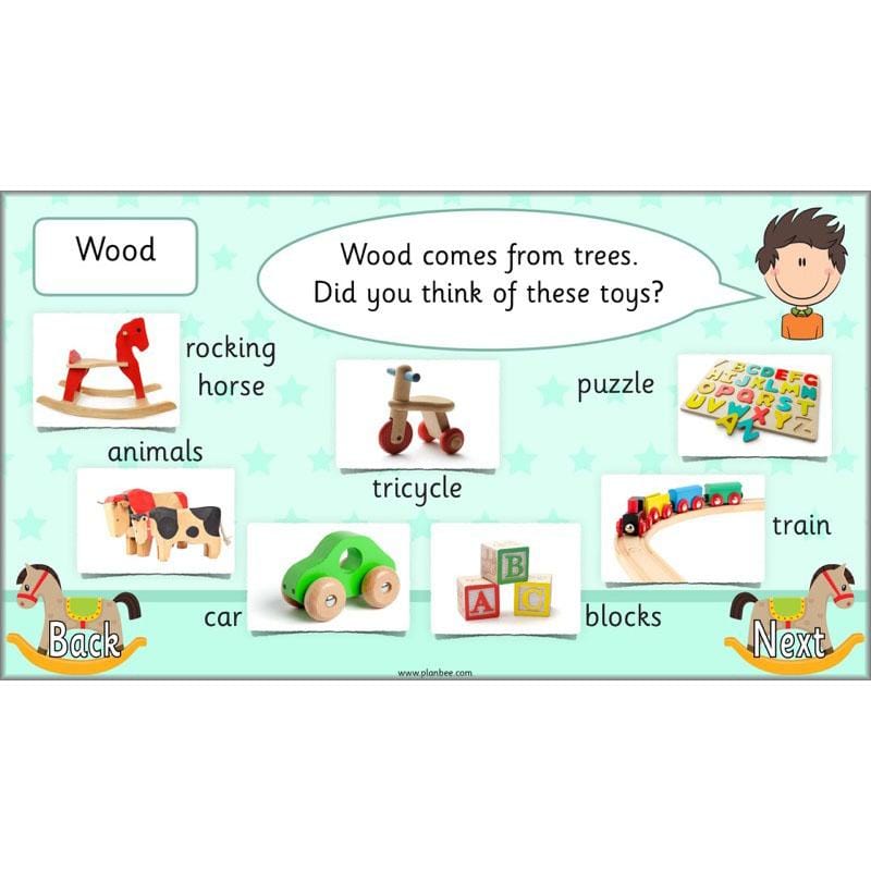 PlanBee Materials and their Properties KS1 Year 1 Science