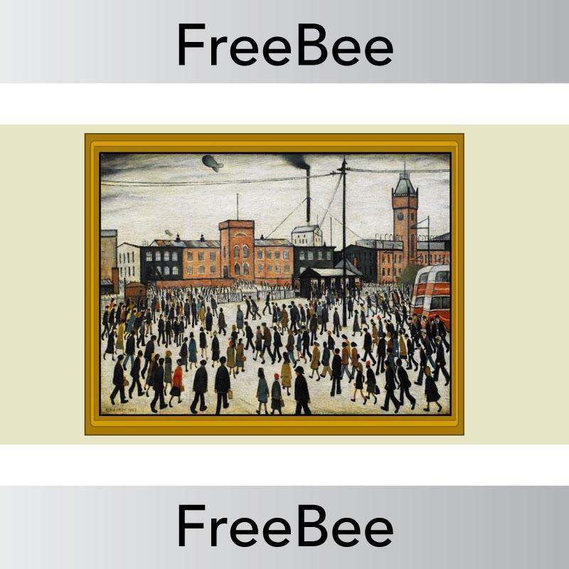 PlanBee Free Artwork of the Day Discussion Slides by PlanBee