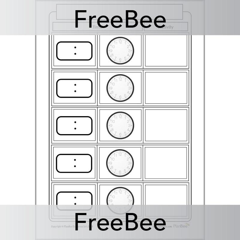 PlanBee Blank TimeTable Template | Free KS2 Classroom Resources | PlanBee