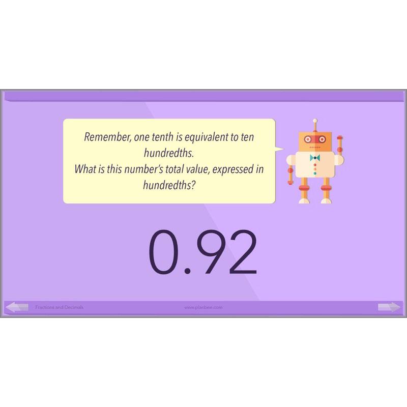 PlanBee Fractions and Decimals: Primary Year 4 Maths Lesson Plans | KS2