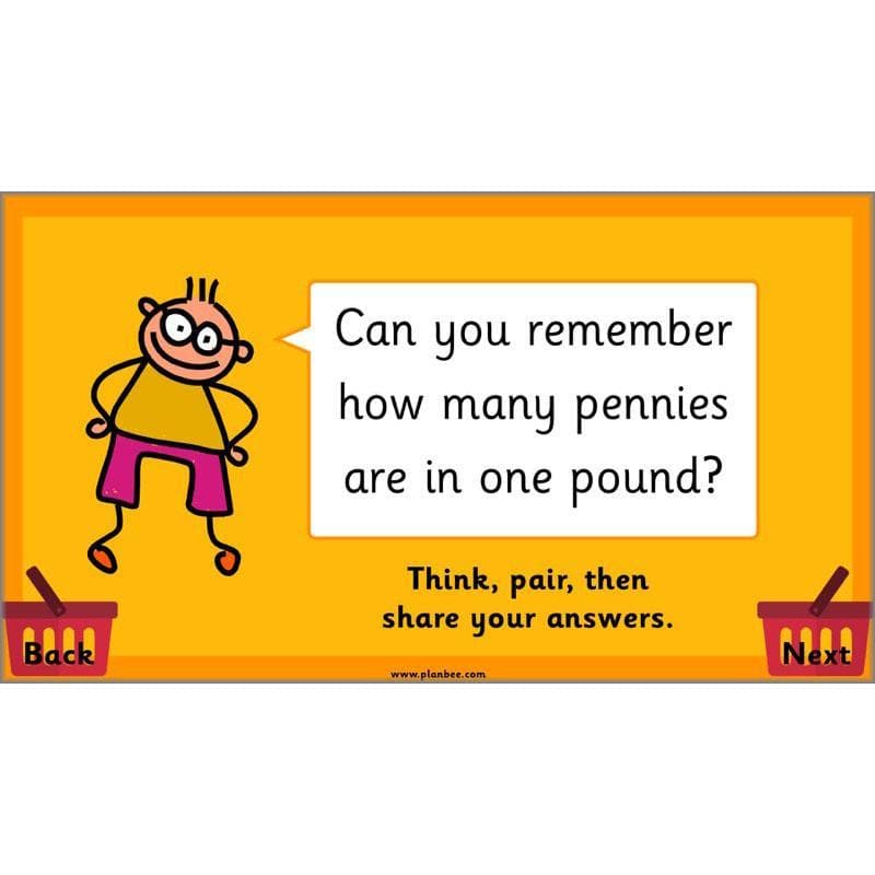 PlanBee Let's Go Shopping: Year 2 Money Maths Activities