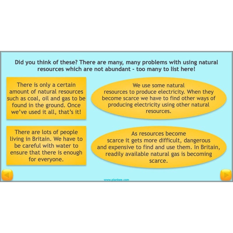 PlanBee UK Natural Resources – KS2 Geography lessons and activities
