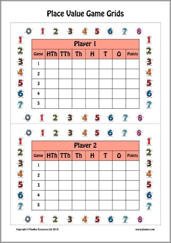 PlanBee KS2 Maths Home Learning Activites for Year 3 & Year 4