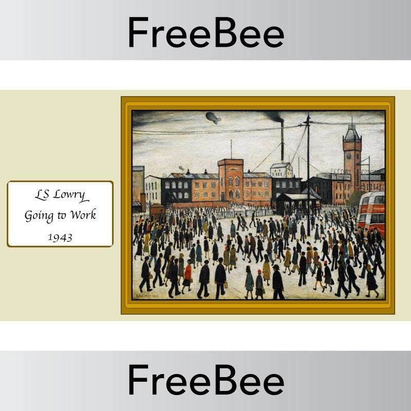 PlanBee Free Artwork of the Day Discussion Slides by PlanBee