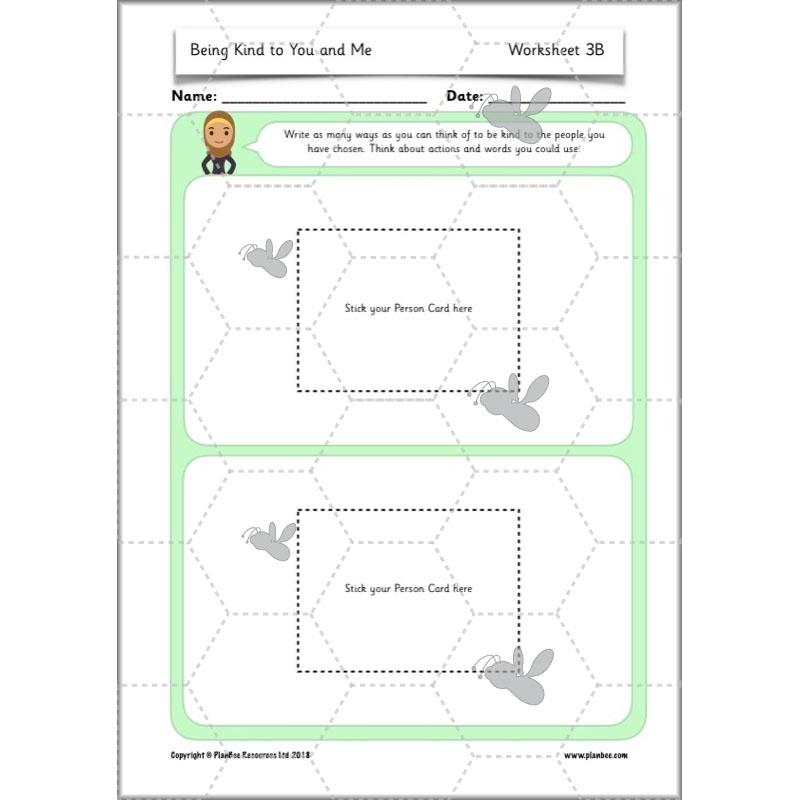 PlanBee ESR PSHE Friendship KS1 Being Kind Lessons