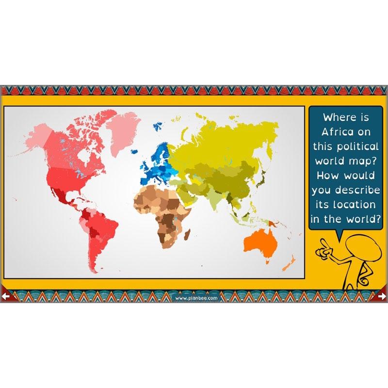 PlanBee Exploring Africa KS2 Geography lessons for Year 5 & Year 6