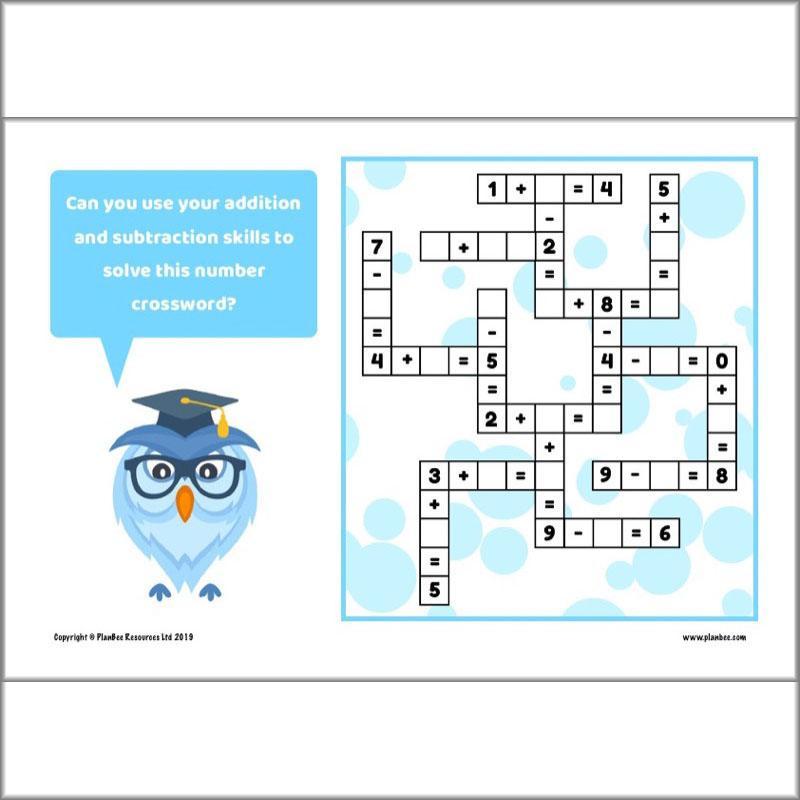 PlanBee KS1 Maths Home Learning Activites for Year 1 & Year 2