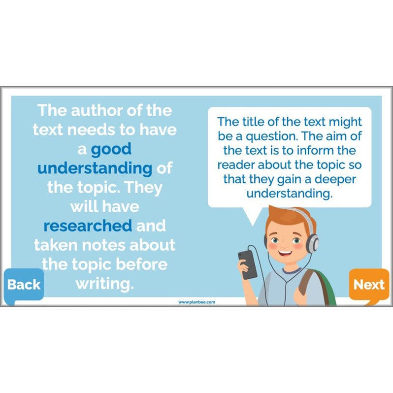 Explanation Texts Year 6 PlanBee English