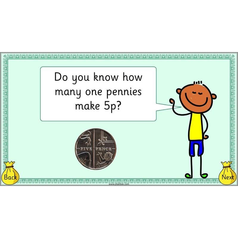 PlanBee Let’s find the value of coins - KS1 fun maths money lesson plans