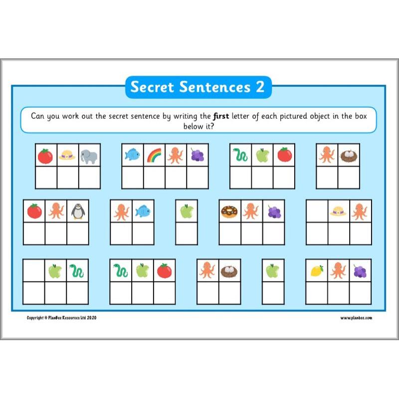 PlanBee KS1 English Home Learning Activities for Year 1 & Year 2