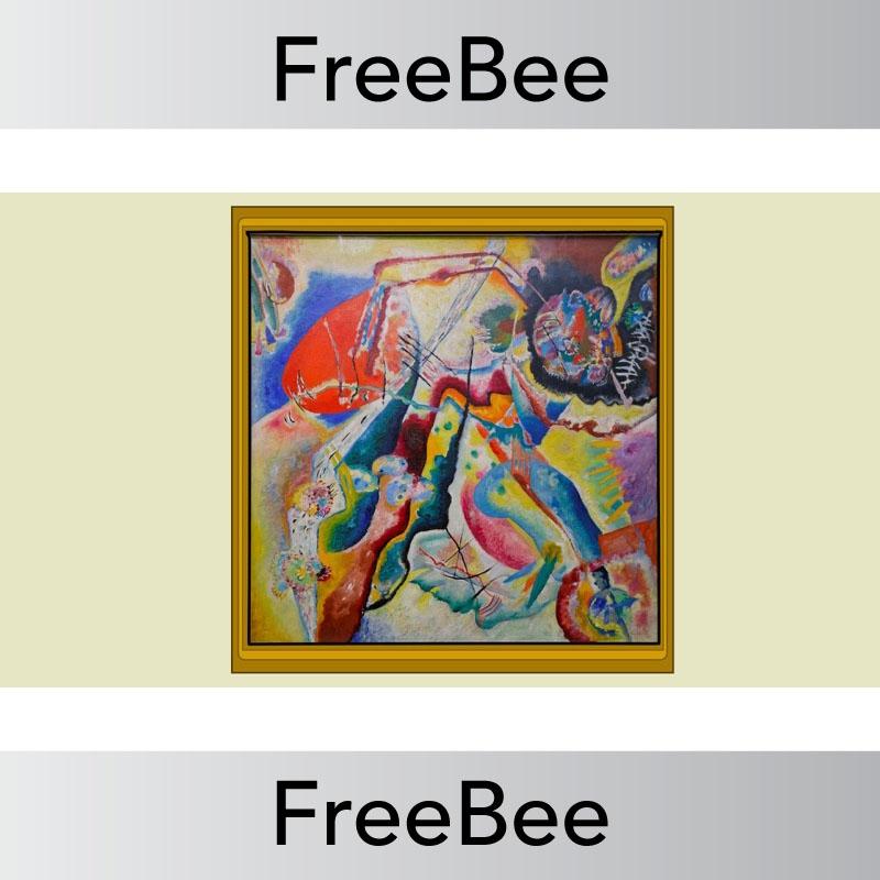 PlanBee Free Artwork of the Day Discussion Slides by PlanBee