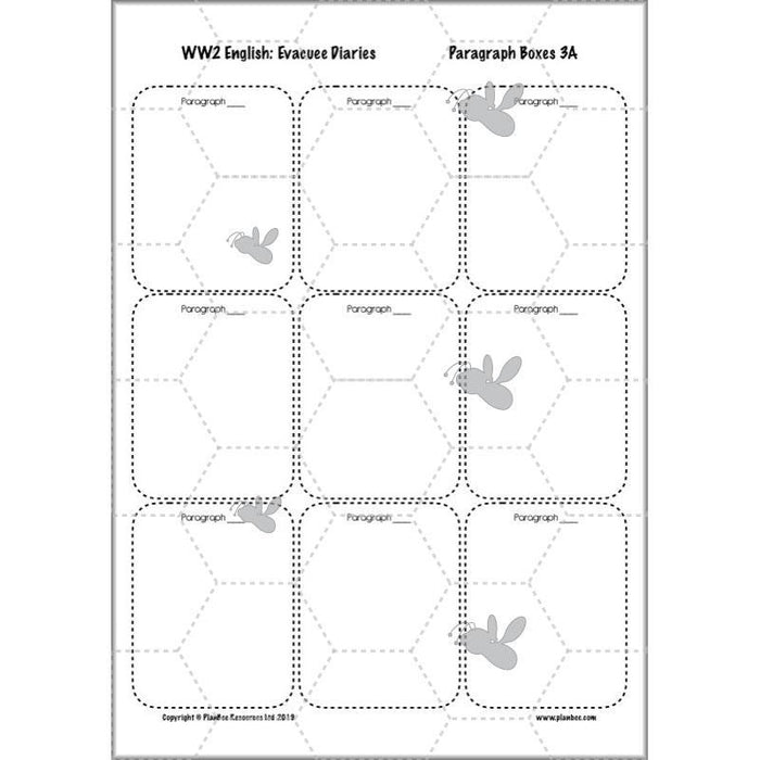 PlanBee World War 2 Evacuee Diary Entries Lesson Plans by PlanBee