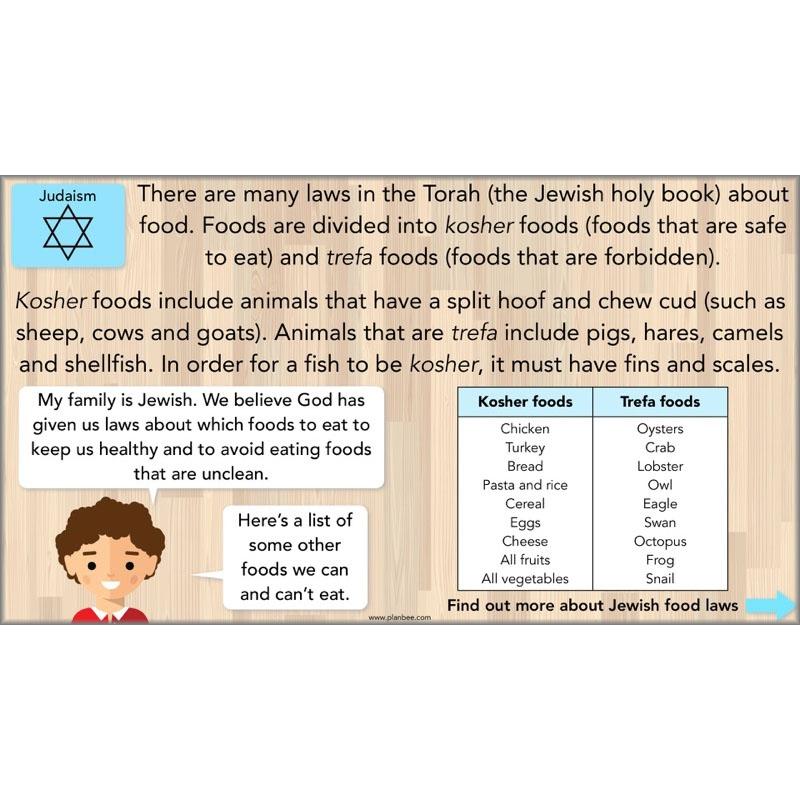 Special Religious Foods KS2 RE Lesson Plans by PlanBee