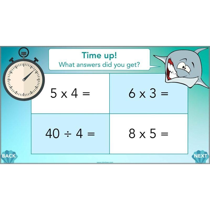 PlanBee Times Table Facts - Complete Maths Planning and Resources for Year 4