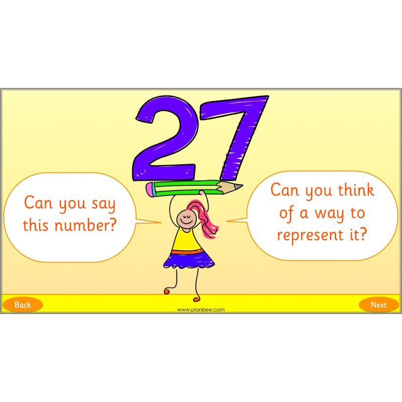 PlanBee What's My Number? Complete Year 2 Maths Lessons and Resources